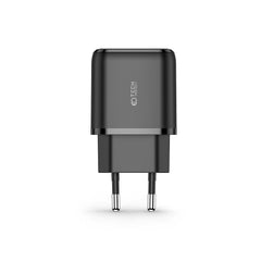 CHARGEUR RÉSEAU POUR MOBILE ET TABLETTE TECH-PROTECT C20W CHARGEUR 2 PORTS PD20W/QC3.0 NOIR