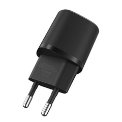 CHARGEUR RÉSEAU POUR MOBILE ET TABLETTE TECH-PROTECT C20W MINI CHARGEUR RÉSEAU 2 PORTS PD20W/QC3.0 NOIR