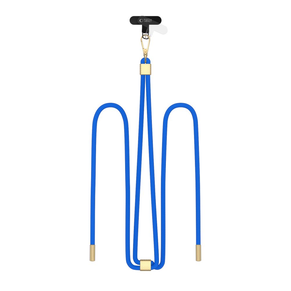 SANGLE CROISEE TECH-PROTECT C2S EN CORDON BLEU COBALT/OR