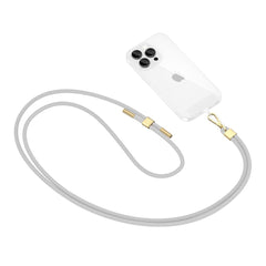 SANGLE CROISEE TECH-PROTECT C2S EN CORDON GRIS/OR