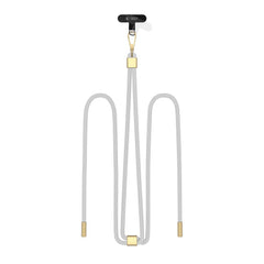 SANGLE CROISEE TECH-PROTECT C2S EN CORDON GRIS/OR