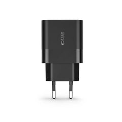 CHARGEUR RÉSEAU POUR MOBILE ET TABLETTE TECH-PROTECT C30W CHARGEUR 2 PORTS PD30W/QC3.0 NOIR