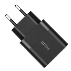 CHARGEUR RÉSEAU POUR MOBILE ET TABLETTE TECH-PROTECT C30W CHARGEUR 2 PORTS PD30W/QC3.0 NOIR