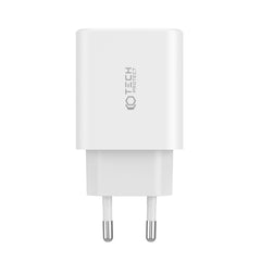 CHARGEUR RÉSEAU POUR MOBILE ET TABLETTE TECH-PROTECT C30W CHARGEUR 3 PORTS PD30W/QC3.0 BLANC