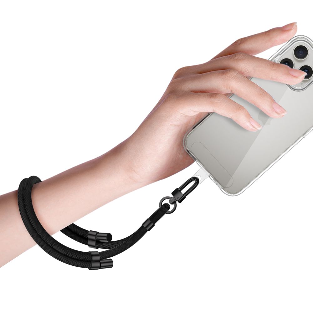 SANGLE DE POIGNET EN CORDON TECH-PROTECT C4S NOIR/NOIR