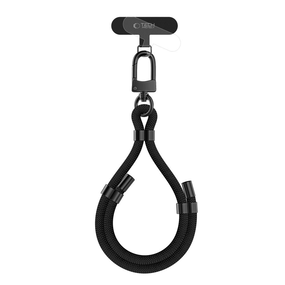 SANGLE DE POIGNET EN CORDON TECH-PROTECT C4S NOIR/NOIR