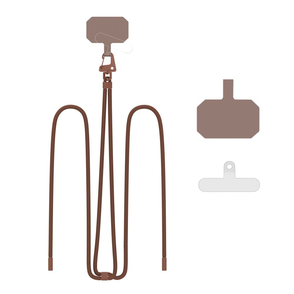 SANGLE CROISEE EN CORDON TECH-PROTECT C5S MARRON CHOCOLAT