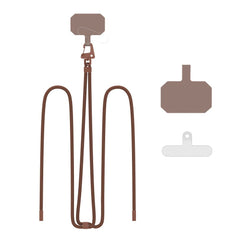 SANGLE CROISEE EN CORDON TECH-PROTECT C5S MARRON CHOCOLAT