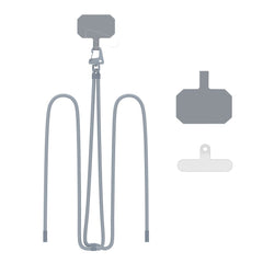 SANGLE CROISEE EN CORDON TECH-PROTECT C5S GRIS ACIER
