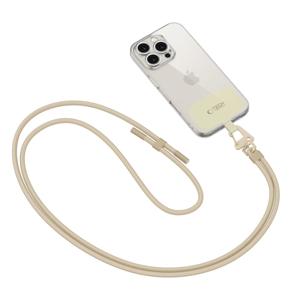 SANGLE CROISÉE EN CORDON TECH-PROTECT C5S TAUPE