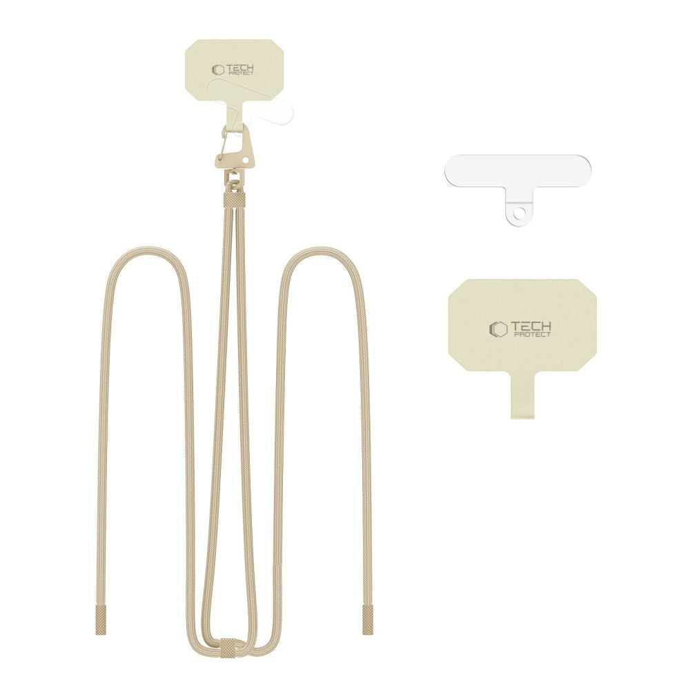 SANGLE CROISÉE EN CORDON TECH-PROTECT C5S TAUPE
