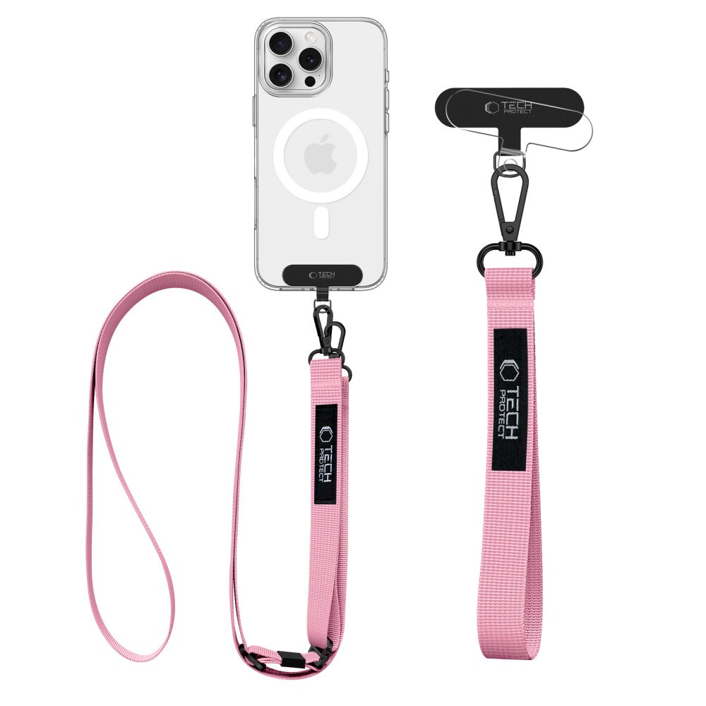 TECH-PROTECT C6S SAC À DOS EN CORDES ROSE PÂLE