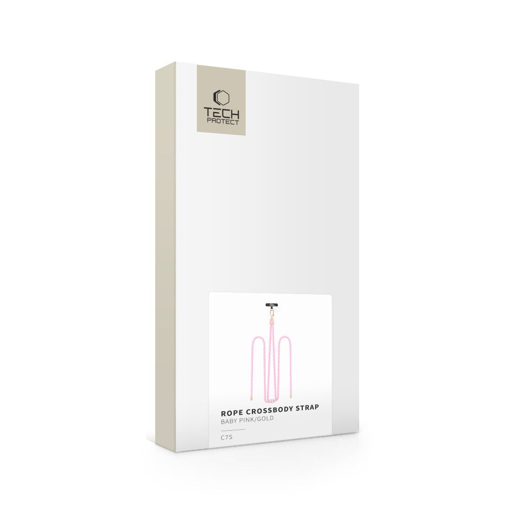SANGLE CROISEE TECH-PROTECT C7S EN CORDON ROSE BABY/OR