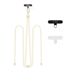 SANGLE CROISEE EN CORDON TECH-PROTECT C7S BEIGE/OR