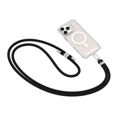SANGLE CROISEE EN CORDON TECH-PROTECT C7S NOIR/ARGENT