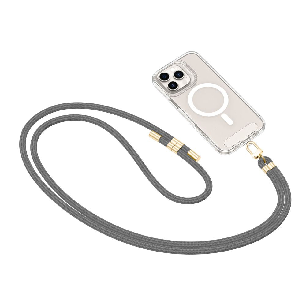 SANGLE CROISEE TECH-PROTECT C7S EN CORDON GRIS/OR