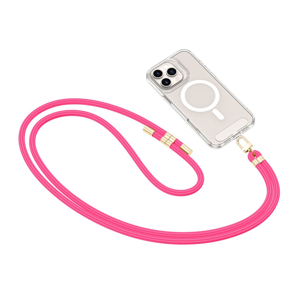 SANGLE CROISEE TECH-PROTECT C7S EN CORDON ROSE CHAUD/OR