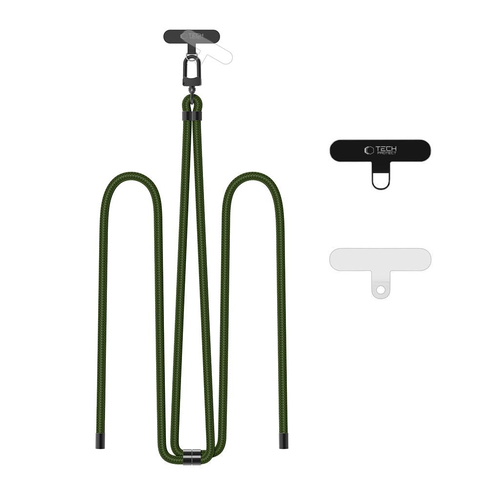 SANGLE CROISEE TECH-PROTECT C7S EN CORDON VERT CHASSE/NOIR