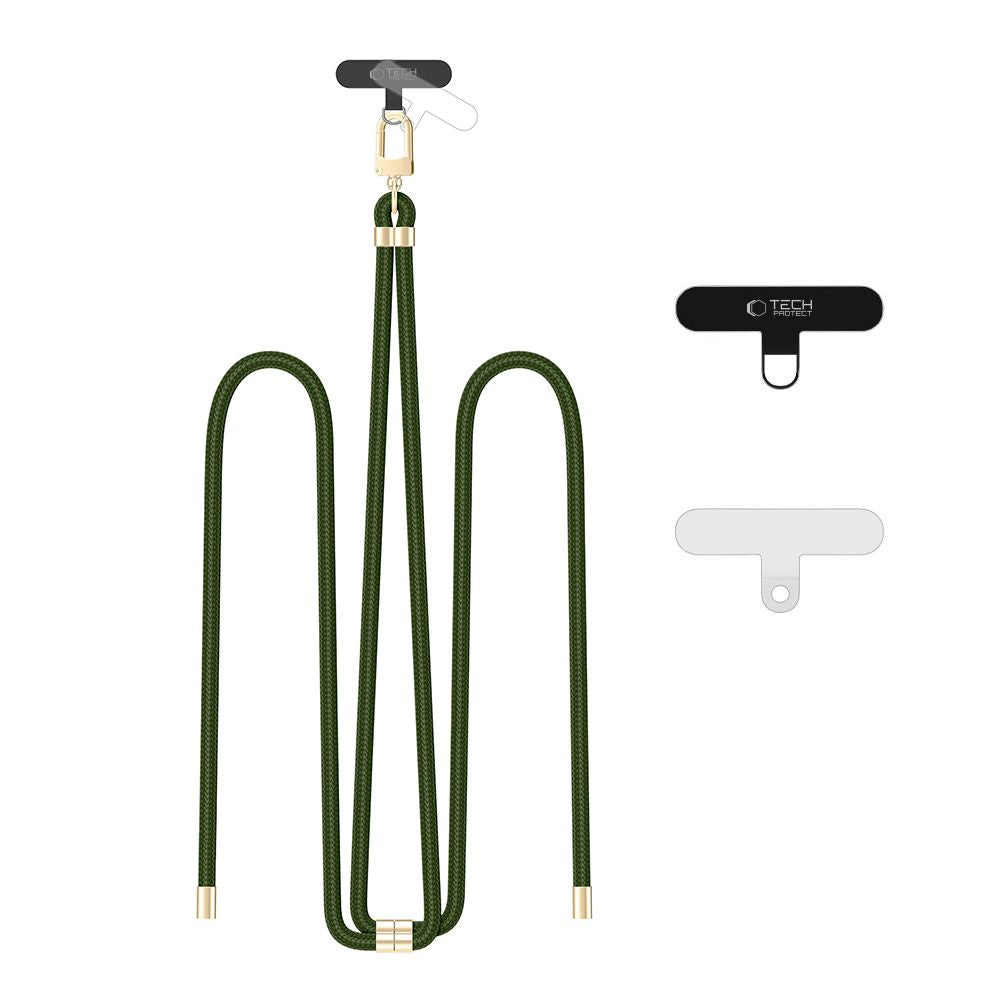 SANGLE CROISEE TECH-PROTECT C7S EN CORDON VERT CHASSE/OR
