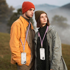 SANGLE CROISEE EN CORDON TECH-PROTECT C7S LAVANDE/OR