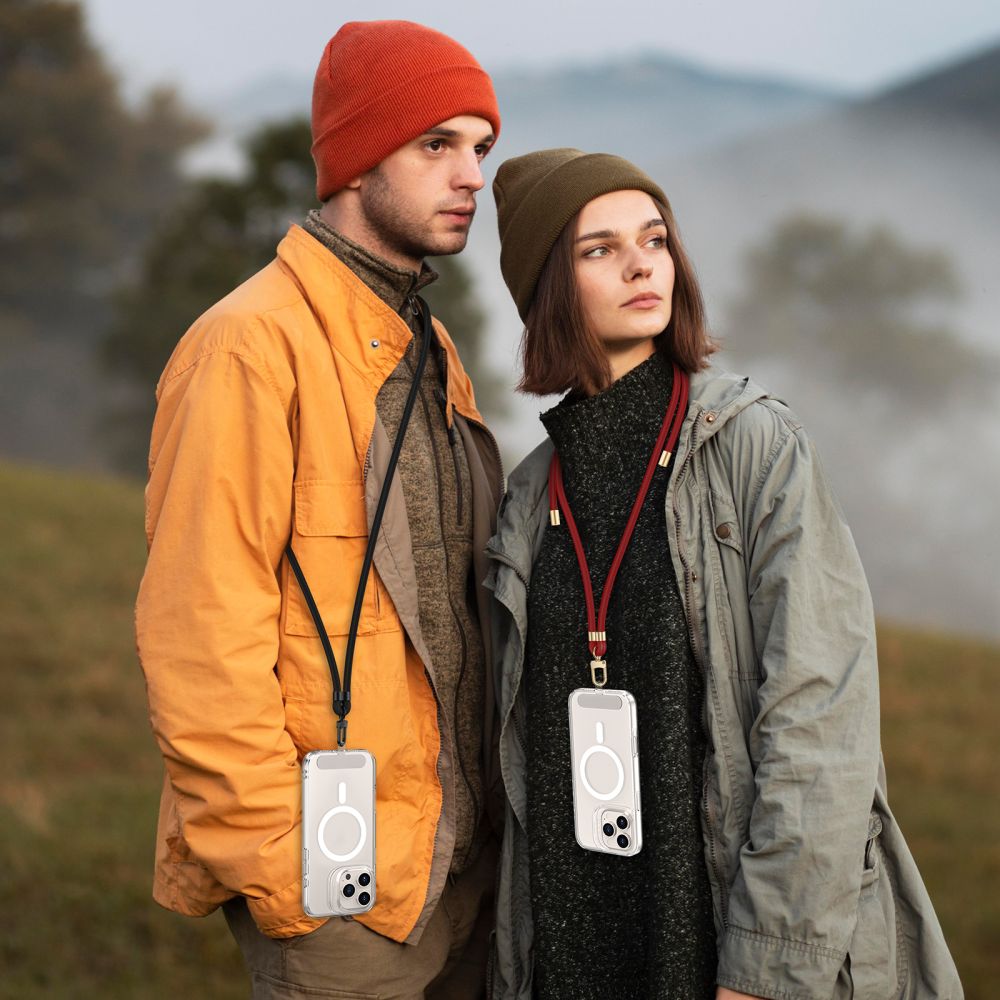 SANGLE CROISEE EN CORDON TECH-PROTECT C7S MÛRE/DORÉ