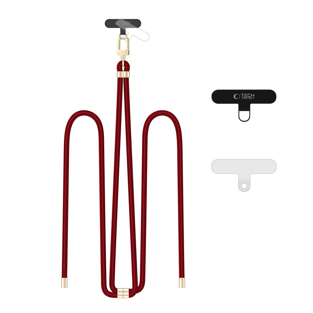 SANGLE CROISEE EN CORDON TECH-PROTECT C7S MÛRE/DORÉ