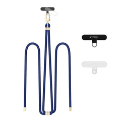 SANGLE CROISEE EN CORDON TECH-PROTECT C7S BLEU MARINE/OR