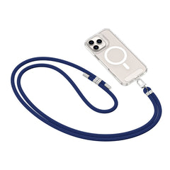 SANGLE CROISEE TECH-PROTECT C7S EN CORDON BLEU MARINE/ARGENT