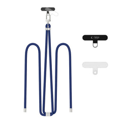 SANGLE CROISEE TECH-PROTECT C7S EN CORDON BLEU MARINE/ARGENT