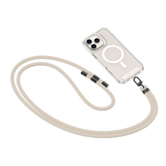 SANGLE CROISÉE EN CORDON TECH-PROTECT C7S TAUPE/NOIR
