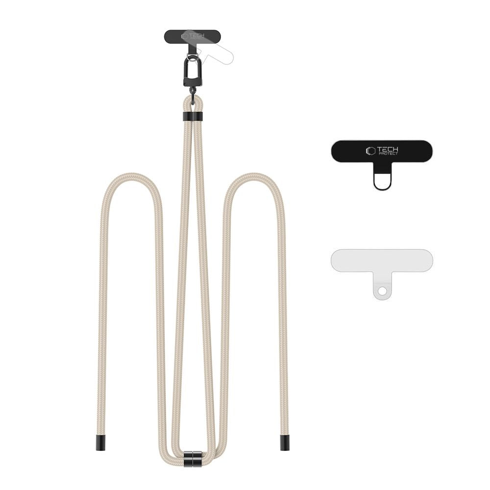 SANGLE CROISÉE EN CORDON TECH-PROTECT C7S TAUPE/NOIR