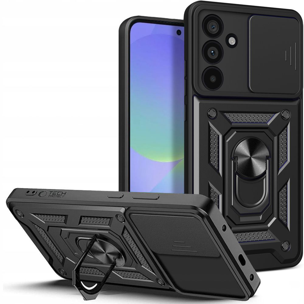 COUVERTURE TECH-PROTECT CAMSHIELD PRO GALAXY A36 5G NOIR