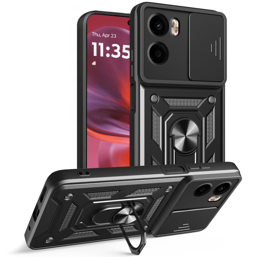 COUVERTURE TECH-PROTECT CAMSHIELD PRO MOTOROLA MOTO G05 / E15 NOIR
