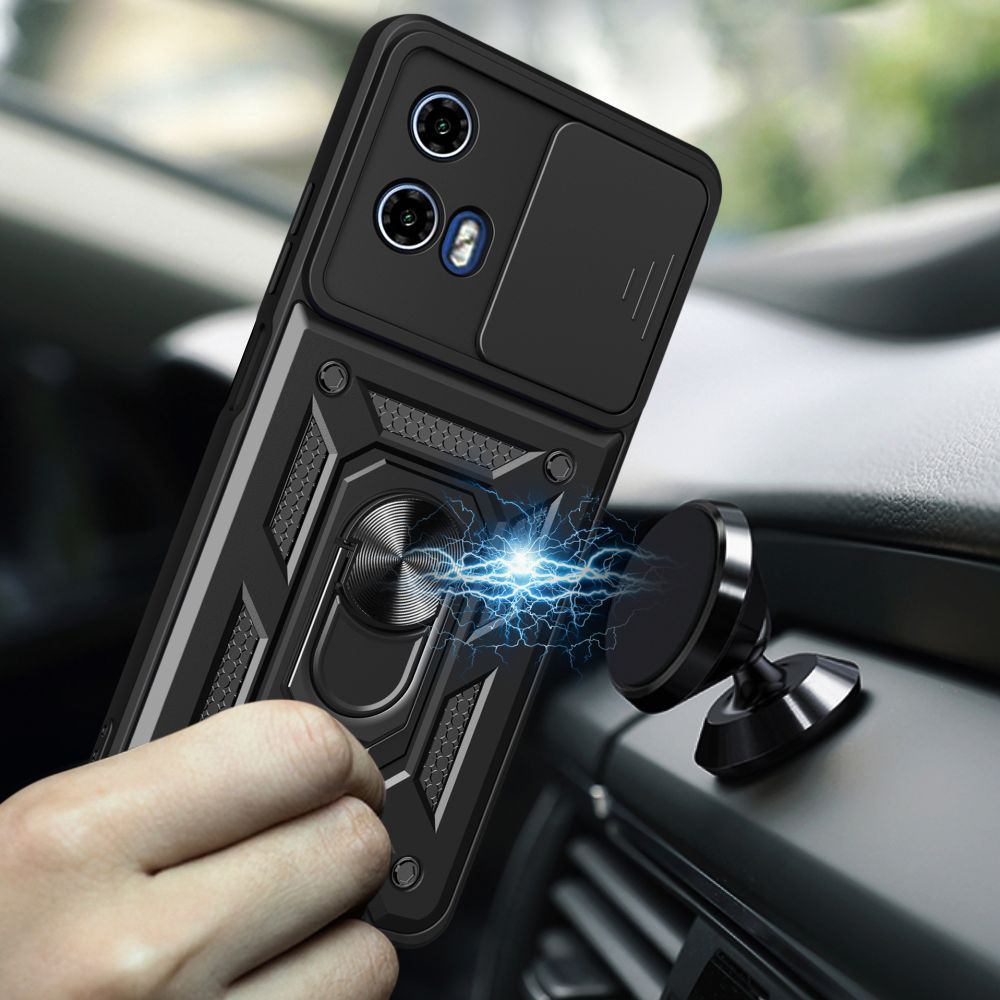 COQUE TECH-PROTECT CAMSHIELD PRO MOTOROLA MOTO G24 / G24 POWER / G04 NOIR