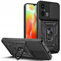 COQUE POUR XIAOMI REDMI 12C HEYCASE CAMSHIELD PRO NOIRE