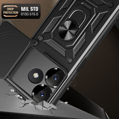 COQUE POUR XIAOMI REDMI 13 TECH-PROTECT CAMSHIELD PRO NOIR