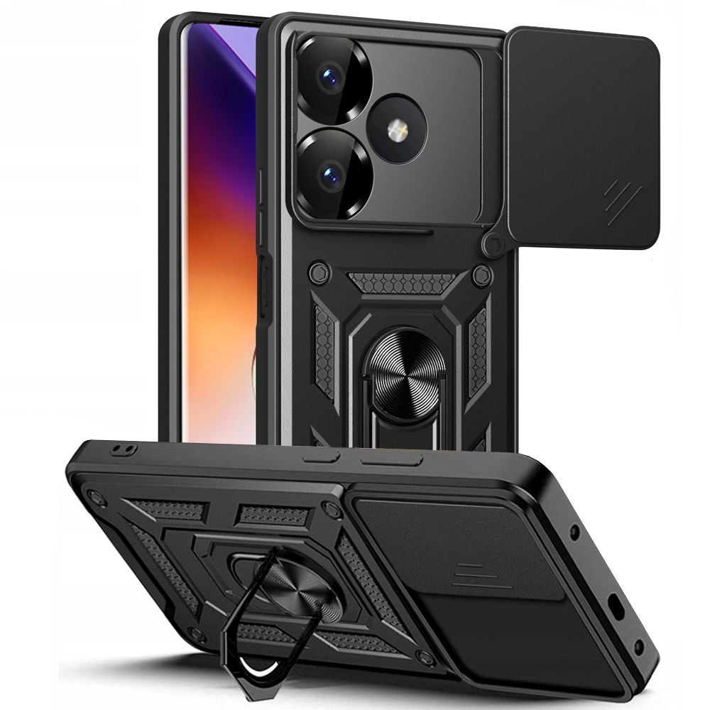 COQUE POUR XIAOMI REDMI 13 TECH-PROTECT CAMSHIELD PRO NOIR
