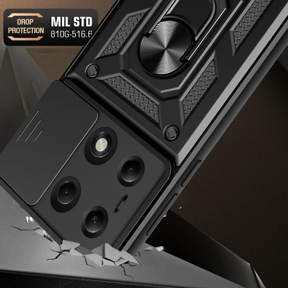 COUVERTURE TECH-PROTECT CAMSHIELD PRO XIAOMI REDMI NOTE 13 PRO 4G / LTE / POCO M6 PRO 4G / LTE NOIR