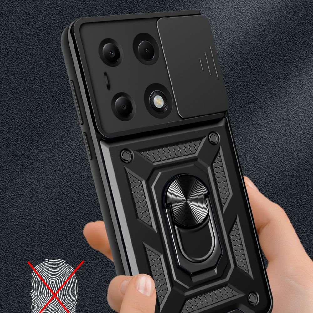 COUVERTURE TECH-PROTECT CAMSHIELD PRO XIAOMI REDMI NOTE 13 PRO 4G / LTE / POCO M6 PRO 4G / LTE NOIR