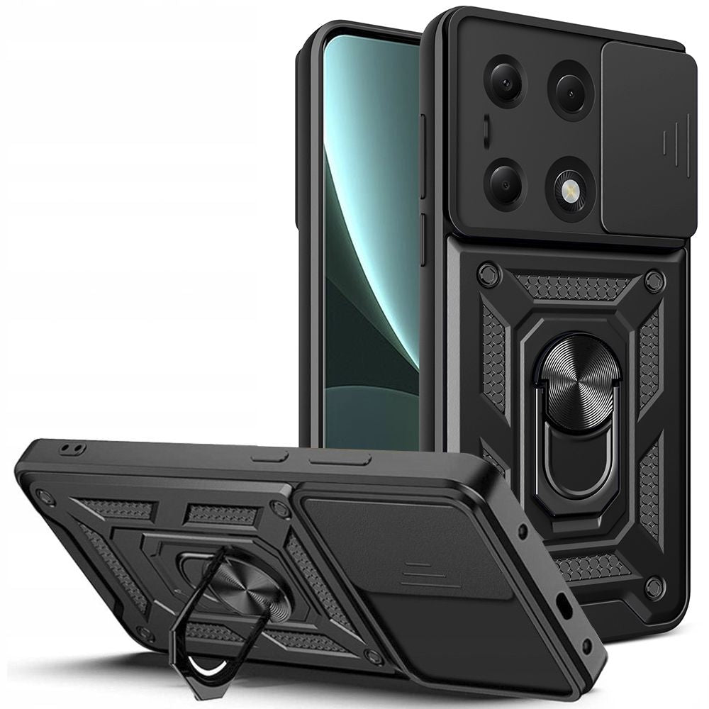 COUVERTURE TECH-PROTECT CAMSHIELD PRO XIAOMI REDMI NOTE 13 PRO 4G / LTE / POCO M6 PRO 4G / LTE NOIR