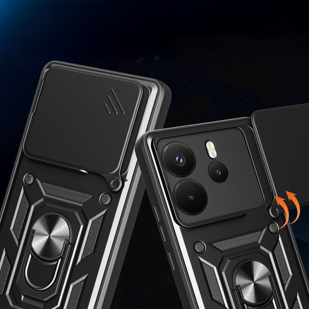 TECH-PROTECT CAMSHIELD PRO XIAOMI REDMI NOTE 14 4G / LTE NOIR MATTE