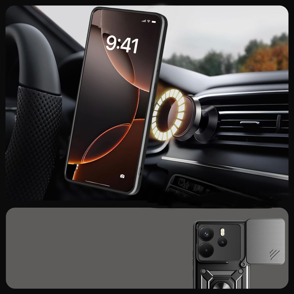 TECH-PROTECT CAMSHIELD PRO XIAOMI REDMI NOTE 14 4G / LTE NOIR MATTE