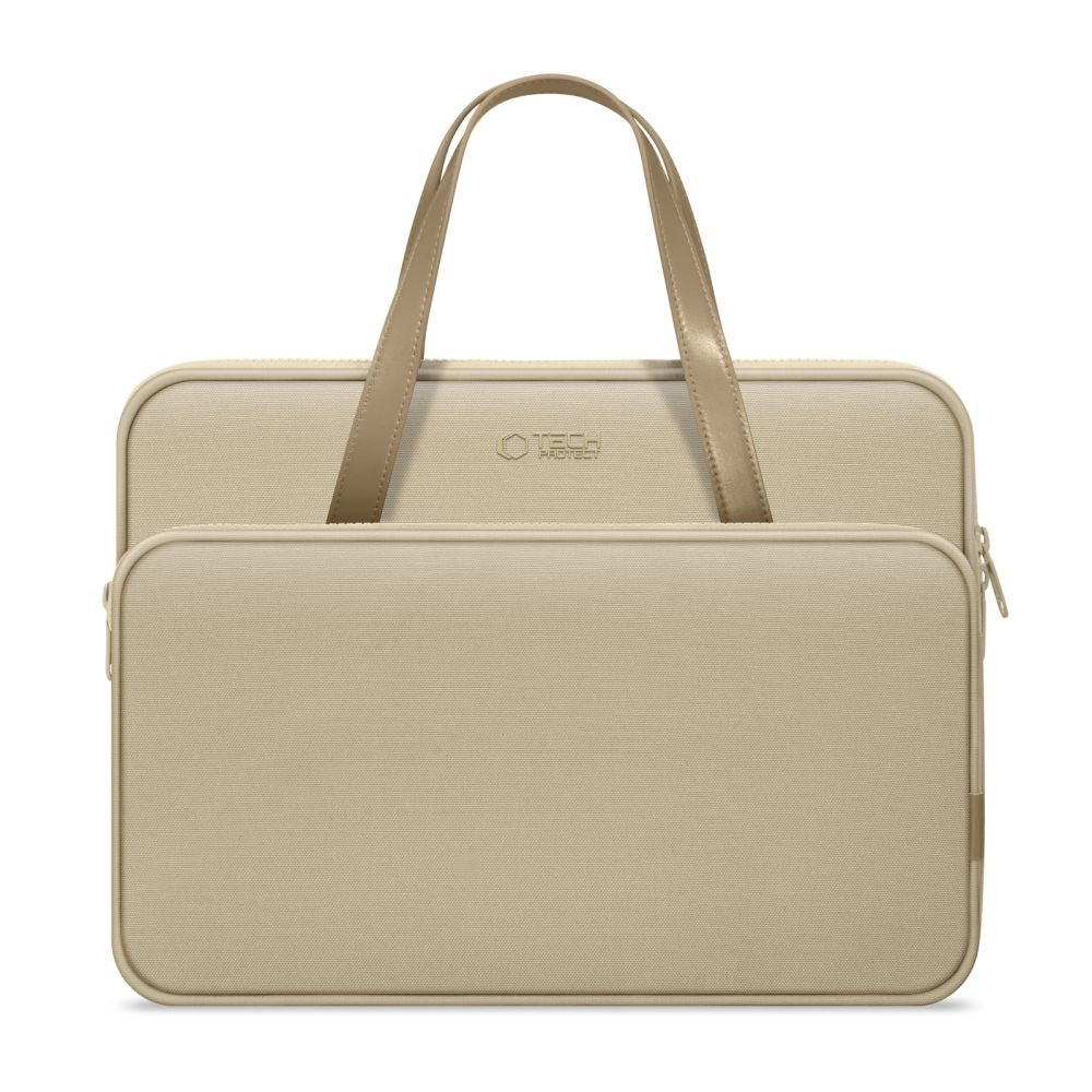 SAC TECH-PROTECT SAC DE TRANSPORT POUR ORDINATEUR PORTABLE 13-14 BEIGE DESERT