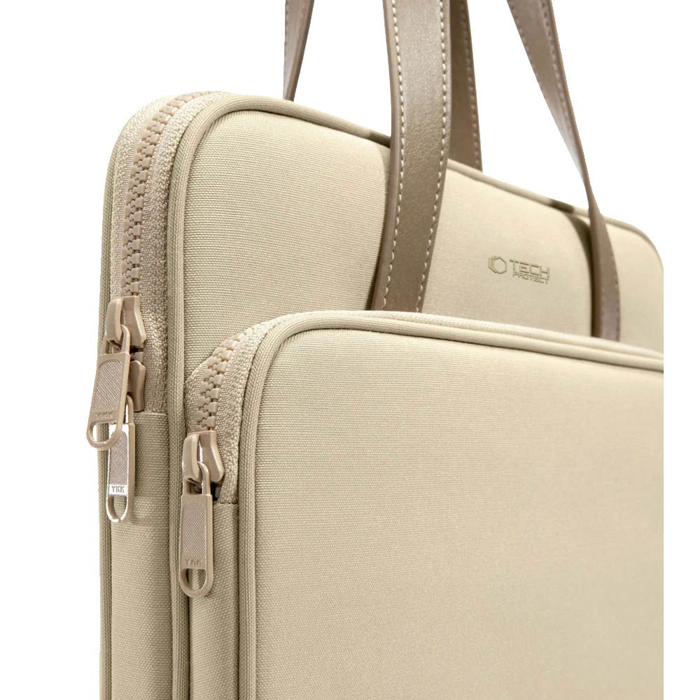 SAC TECH-PROTECT SAC DE TRANSPORT POUR ORDINATEUR PORTABLE 15-16 BEIGE DÉSERT