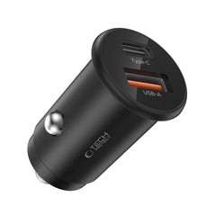 CHARGEUR DE VOITURE TECH-PROTECT CC02 2 PORTS PD35W/QC3.0 NOIR