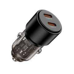 CHARGEUR DE VOITURE TECH-PROTECT CC03 2 PORTS PD100W NOIR