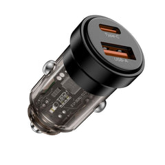 CHARGEUR DE VOITURE TECH-PROTECT CC03 2 PORTS PD45W/QC3.0 NOIR