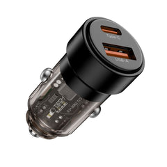 CHARGEUR DE VOITURE TECH-PROTECT CC03 2 PORTS PD75W NOIR