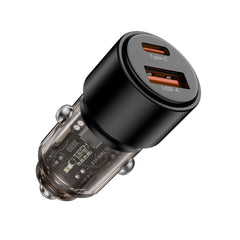 CHARGEUR DE VOITURE TECH-PROTECT CC03 2 PORTS PD95W/QC3.0 NOIR