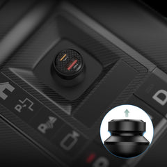 CHARGEUR DE VOITURE TECH-PROTECT CC45W CHARGEUR DE VOITURE 2 PORTS PD45W/QC3.0 NOIR